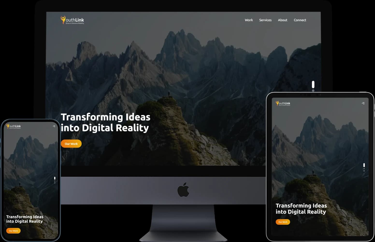 YouthLink Portfolio Mockup
